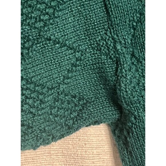 Isle Of Cotton L Green Cardigan Sweater Embroidered Golf Clubs USA Grandpa VTG - Picture 7 of 16